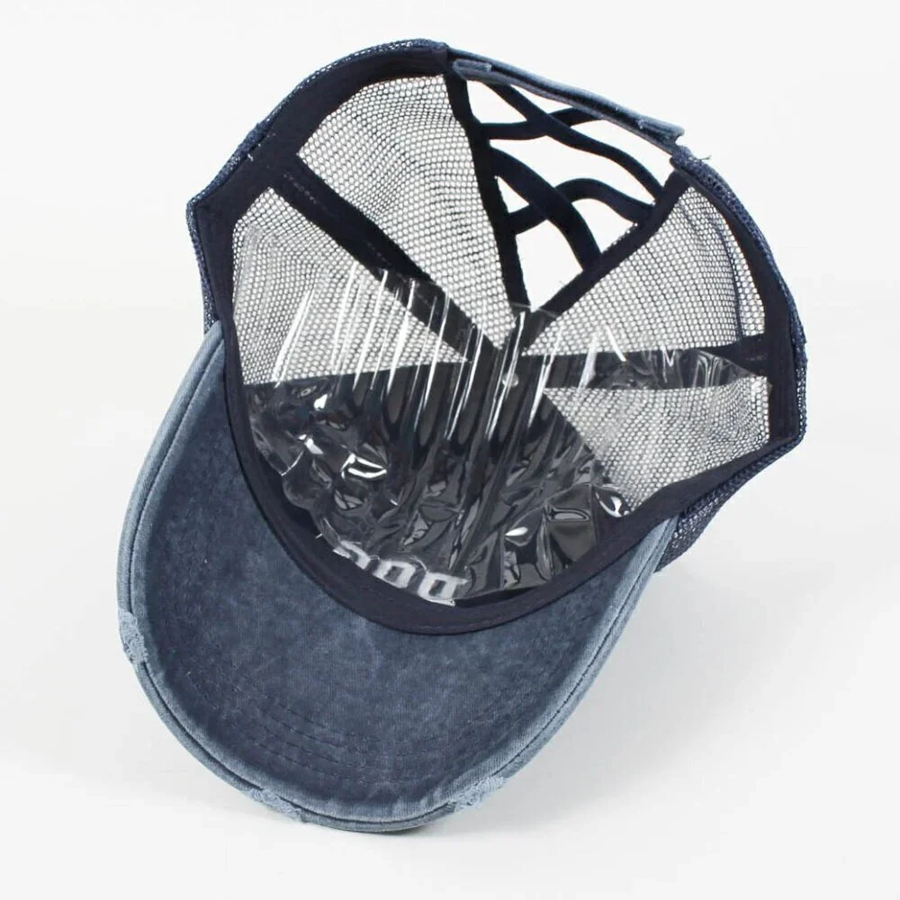 Women's Baseball Cap - Dog Mom - Distressed - New